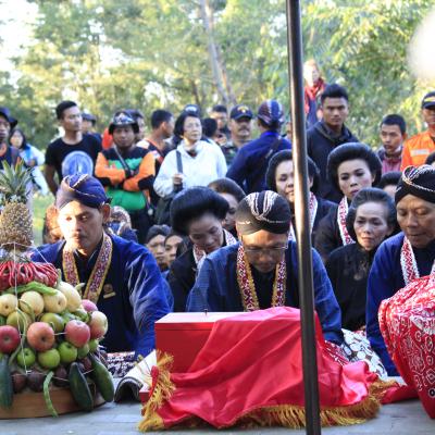 Javanese Ceremony At Merapi