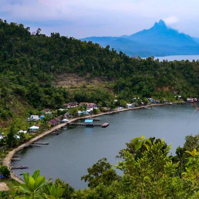 Figure 13 Landscape Of The Coastal Area Of Raja Ampat With Coastal Village