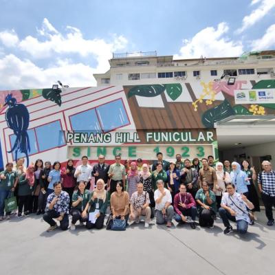Participants Visit To Penang Hill Funicular Stasiun